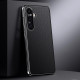 For Samsung Galaxy S24+ 5G Genuine Leather PC Phone Case(Black)