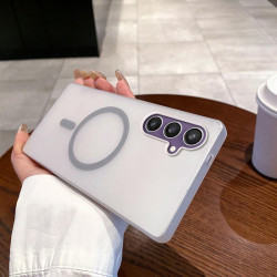 For Samsung Galaxy S24+ 5G Ice Fog MagSafe PC Phone Case(Titanium Grey)