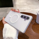 For Samsung Galaxy S24+ 5G Ice Fog MagSafe PC Phone Case(White)