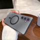 For Samsung Galaxy S24+ 5G Ice Fog MagSafe PC Phone Case(Transparent Black)