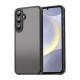 For Samsung Galaxy S24+ 5G Fan Dun Series TPU Hybrid PC Frosted Phone Case(Black)