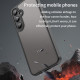 For Samsung Galaxy S24+ 5G Fan Dun Series TPU Hybrid PC Frosted Phone Case(Black)