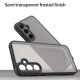 For Samsung Galaxy S24+ 5G Fan Dun Series TPU Hybrid PC Frosted Phone Case(Black)