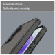 For Samsung Galaxy S24+ 5G Fan Dun Series TPU Hybrid PC Frosted Phone Case(Black)