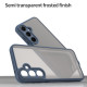 For Samsung Galaxy S24+ 5G Fan Dun Series TPU Hybrid PC Frosted Phone Case(Blue)