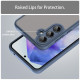 For Samsung Galaxy S24+ 5G Fan Dun Series TPU Hybrid PC Frosted Phone Case(Blue)