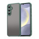 For Samsung Galaxy S24+ 5G Fan Dun Series TPU Hybrid PC Frosted Phone Case(Green)