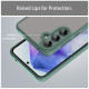 For Samsung Galaxy S24+ 5G Fan Dun Series TPU Hybrid PC Frosted Phone Case(Green)