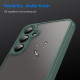 For Samsung Galaxy S24+ 5G Fan Dun Series TPU Hybrid PC Frosted Phone Case(Green)