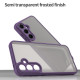 For Samsung Galaxy S24+ 5G Fan Dun Series TPU Hybrid PC Frosted Phone Case(Purple)