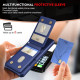For Samsung Galaxy S24+ 5G 2-in-1 Magnetic Wallet MagSafe Leather Back Phone Case(Blue)