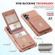 For Samsung Galaxy S24+ 5G 2-in-1 Magnetic Wallet MagSafe Leather Back Phone Case(Pink)