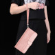 For Samsung Galaxy S24+ 5G Dual-Folded S-shape Leather Phone Case(Rose Gold)