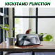 For Samsung Galaxy S24+ 5G Dual-Folded S-shape Leather Phone Case(Coffee)