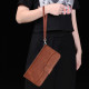 For Samsung Galaxy S24+ 5G Dual-Folded S-shape Leather Phone Case(Coffee)