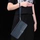 For Samsung Galaxy S24+ 5G Dual-Folded S-shape Leather Phone Case(Navy Blue)