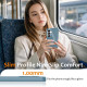 For Samsung Galaxy S24+ 5G Glossy TPU Shockproof MagSafe Phone Case with Lanyard(Blue)