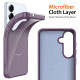 For Samsung Galaxy S24+ 5G Glossy TPU Shockproof MagSafe Phone Case with Lanyard(Purple)