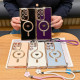 For Samsung Galaxy S24+ 5G Pupil Side Heart MagSafe Electroplating Phone Case with Lanyard(Far Peak Blue)