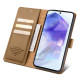 For Samsung Galaxy S24+ 5G Forwenw F6 Series RFID Leather Phone Case(Brown)