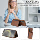 For Samsung Galaxy S24+ 5G BETOPNICE Horizontal Flip Detachable MagSafe Wallet Phone Case(Brown)