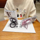 For Samsung Galaxy S24+ / S25+ Mirror Holder Glitterr MagSafe Phone Case(Pink)