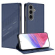 For Samsung Galaxy S24+ 5G Embossed Multi-functional Wallet Retro Leather Phone Case(Dark Blue)