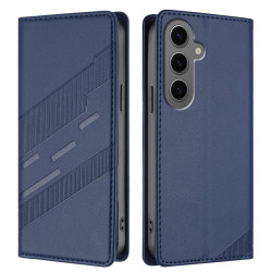 For Samsung Galaxy S24+ 5G Embossed Multi-functional Wallet Retro Leather Phone Case(Dark Blue)