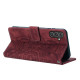 For Samsung Galaxy S24+ 5G Mandala Embossed Retro Frosted Leather Phone Case(Red)