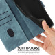 For Samsung Galaxy S24+ 5G Mandala Embossed Retro Frosted Leather Phone Case(Blue)