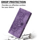 For Samsung Galaxy S24+ 5G Mandala Embossed Retro Frosted Leather Phone Case(Purple)