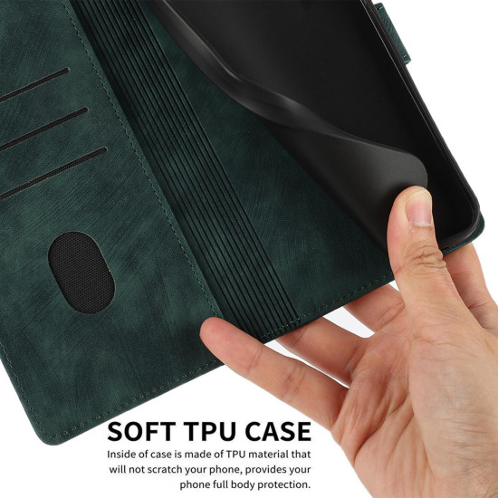 For Samsung Galaxy S24+ 5G Mandala Embossed Retro Frosted Leather Phone Case(Green)