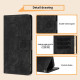 For Samsung Galaxy S24+ 5G Mandala Embossed Retro Frosted Leather Phone Case(Black)