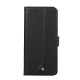 For Samsung Galaxy S23 5G ABEEL Delicate Texture Splicing RFID Leather Phone Case(Black)