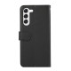 For Samsung Galaxy S23 5G ABEEL Delicate Texture Splicing RFID Leather Phone Case(Black)