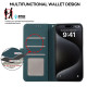 For Samsung Galaxy S23 5G ABEEL Delicate Texture Splicing RFID Leather Phone Case(Green)