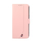 For Samsung Galaxy S24+ 5G ABEEL Delicate Texture Splicing RFID Leather Phone Case(Pink)