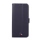 For Samsung Galaxy S24+ 5G ABEEL Delicate Texture Splicing RFID Leather Phone Case(Blue)