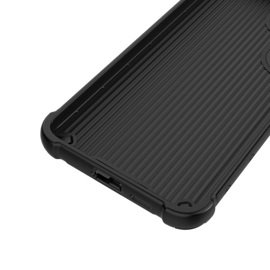For Samsung Galaxy S24+ 5G Grating Solid Color MagSafe Magnetic Phone Case(Light Grey)