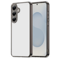 For Samsung Galaxy S24+ 5G PC Hybrid TPU Airbag Shockproof Phone Case(Transparent Black)