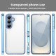 For Samsung Galaxy S24+ 5G PC Hybrid TPU Airbag Shockproof Phone Case(Transparent Blue)