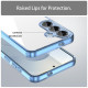 For Samsung Galaxy S24+ 5G PC Hybrid TPU Airbag Shockproof Phone Case(Transparent Blue)