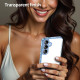 For Samsung Galaxy S24+ 5G PC Hybrid TPU Airbag Shockproof Phone Case(Transparent Blue)