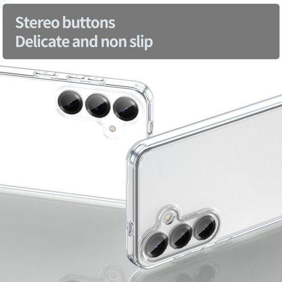 For Samsung Galaxy S24+ 5G PC Hybrid TPU Airbag Shockproof Phone Case(Transparent)