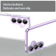 For Samsung Galaxy S24+ 5G PC Hybrid TPU Airbag Shockproof Phone Case(Transparent Purple)