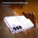 For Samsung Galaxy S24+ 5G PC Hybrid TPU Airbag Shockproof Phone Case(Transparent Purple)