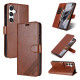 For Samsung Galaxy S24+ 5G AZNS Sheepskin Texture Flip Leather Phone Case(Brown)