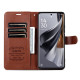 For Samsung Galaxy S24+ 5G AZNS Sheepskin Texture Flip Leather Phone Case(Brown)