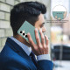 For Samsung Galaxy S23+ 5G Splicing Color Hollow Flower Pattern RFID Leather Phone Case(Green)