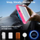 For Samsung Galaxy S24+ 5G Frosted Holder PC Hybrid TPU MagSafe Phone Case(Rose Red)